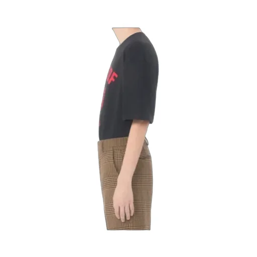 Panther-Print Cotton T-Shirt