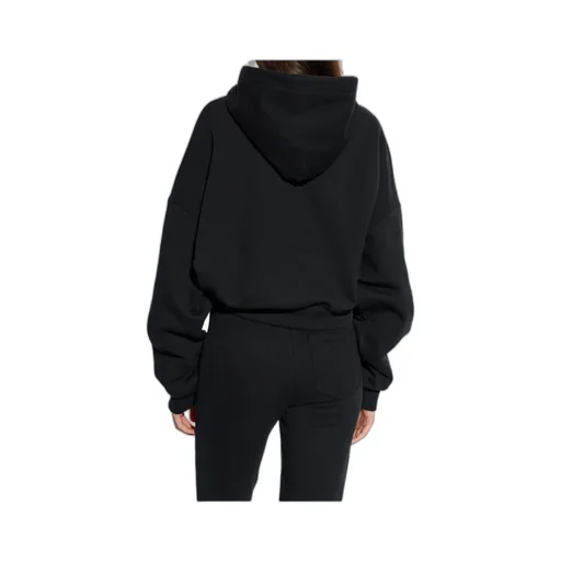 Vivienne Westwood Logo Embroidered Cropped Hoodie