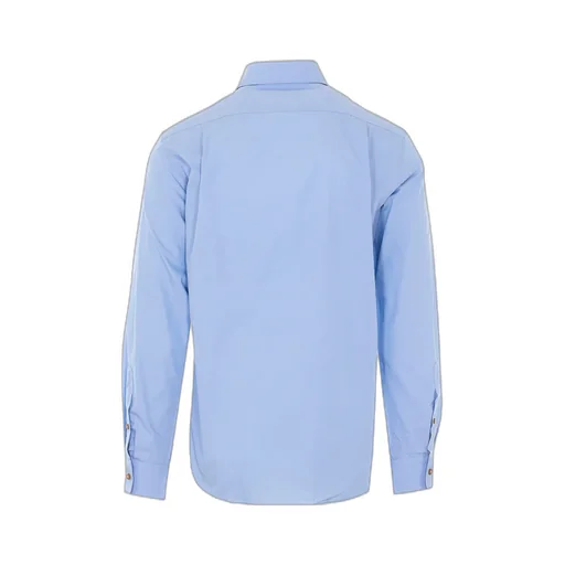 Orb-Embroidered Organic-Cotton Shirt