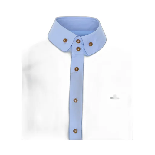 Orb-Embroidered Organic-Cotton Shirt