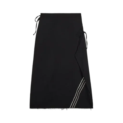 Y-3 Sport Uniform Raw Cut 3 Stripes Skirt