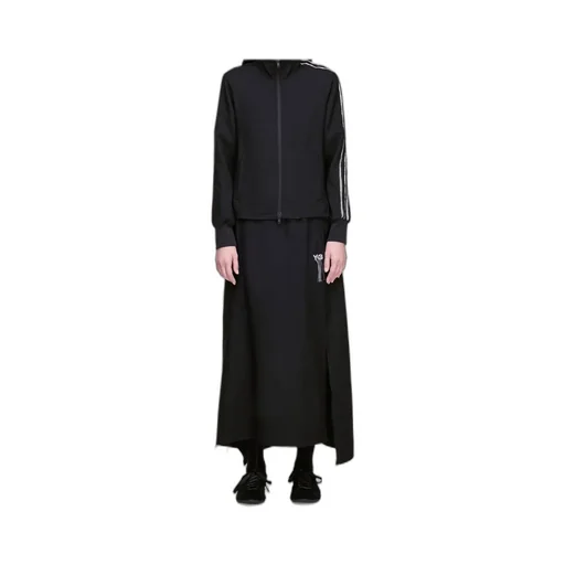 Y-3 Sport Uniform Raw Cut 3 Stripes Skirt