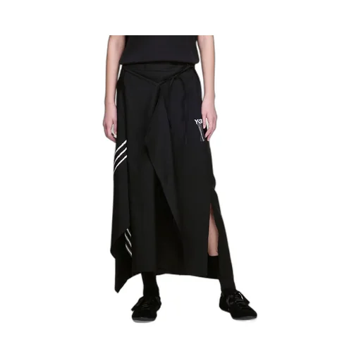 Y-3 Sport Uniform Raw Cut 3 Stripes Skirt
