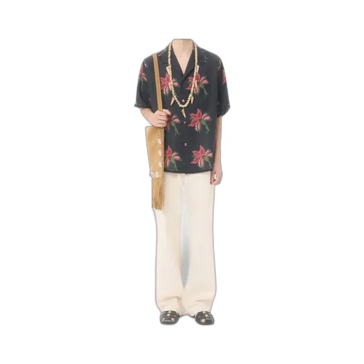 Floral-Pattern Shirt