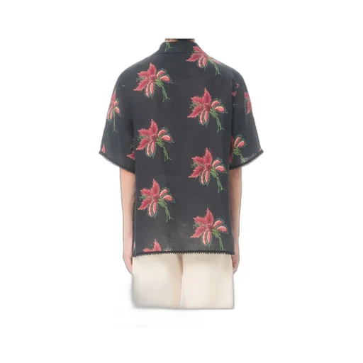 Floral-Pattern Shirt