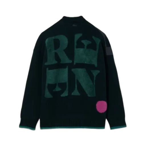 Lacoste Pattern Jacquard Crewneck Jumper