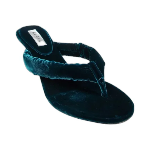 Round-Toe High-Heeled Sandals