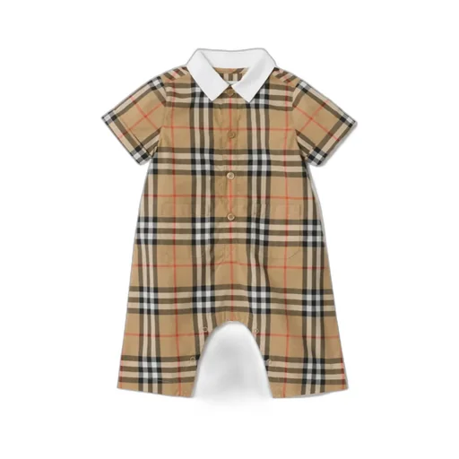 Burberry Kids Check Baby Pyjamas