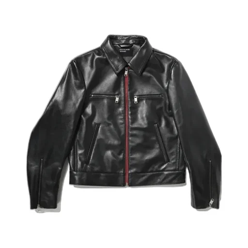 Enfants Riches DÉPrimÉS Zip-Up Leather Biker Jacket