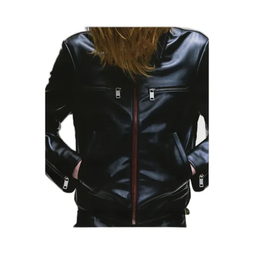 Enfants Riches DÉPrimÉS Zip-Up Leather Biker Jacket