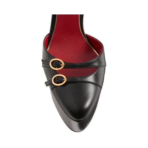 Crasher Platform Pumps In Kidskin 145Mm