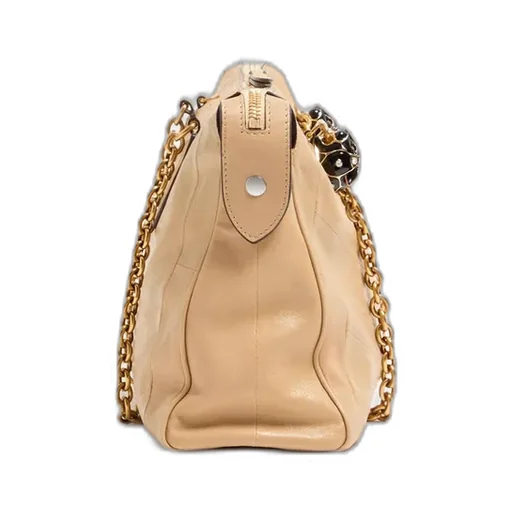Valentino Panthea Chevron Patterned Zip-Up Shoulder Bag