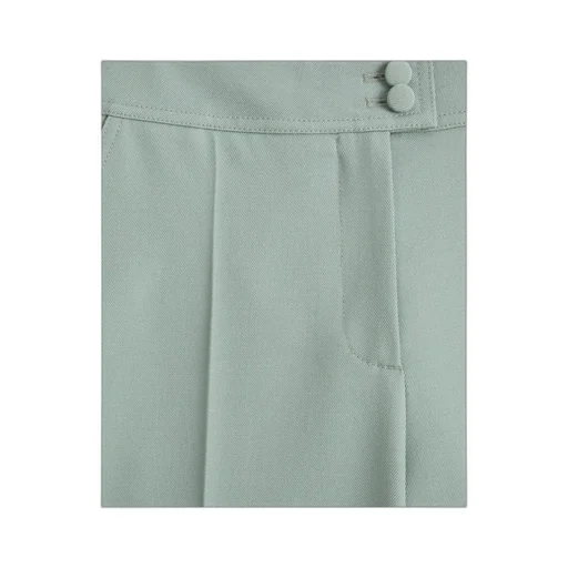 Light Diagonal Wool Trousers
