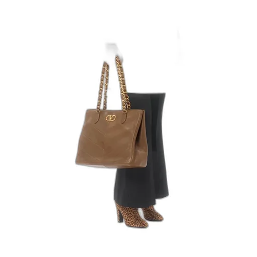 Valentino Laseine Vlogo Signature Chevron Patterned Tote Bag