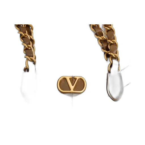 Valentino Laseine Vlogo Signature Chevron Patterned Tote Bag