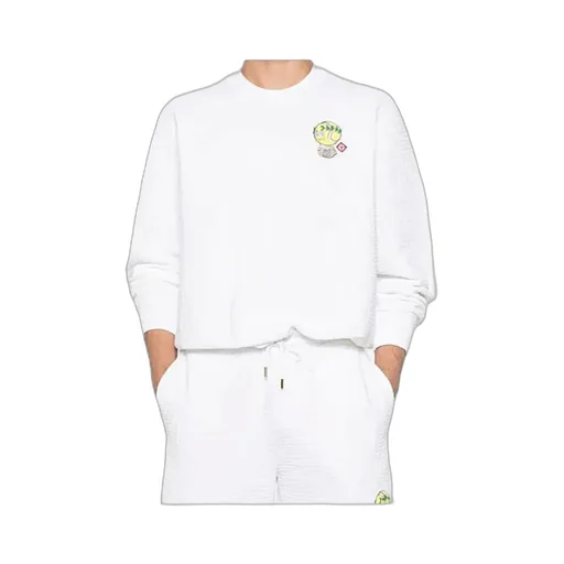 Casablanca Tennis Mascot Quilted Sweatshirt