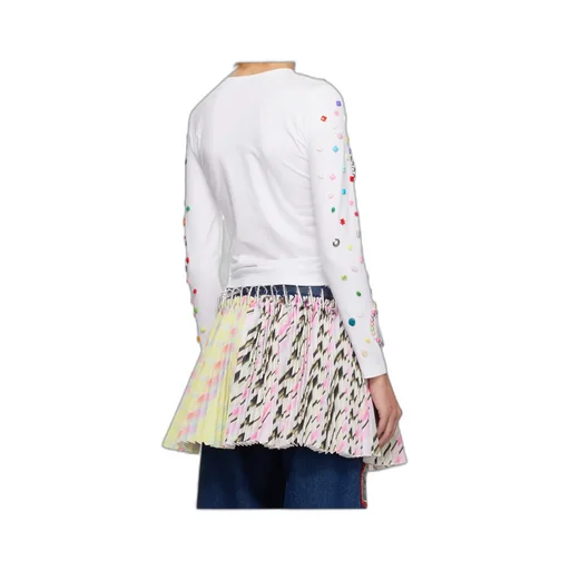 Handmade Beaded Crew Neck T-Shirt