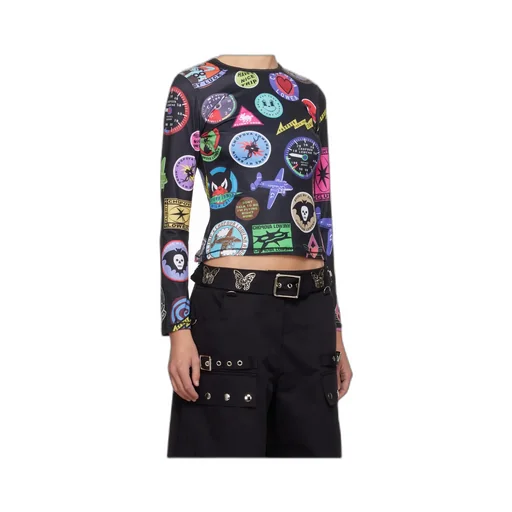 Graphic-Print Long-Sleeve T-Shirt