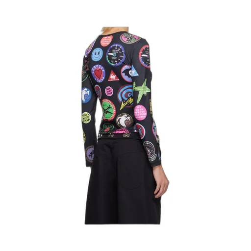 Graphic-Print Long-Sleeve T-Shirt