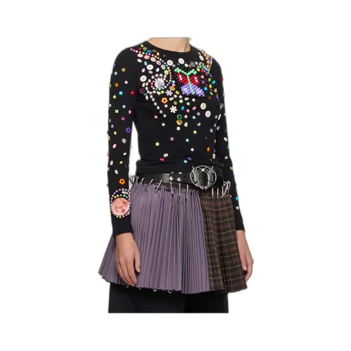 Night Defunct Beaded T-Shirt