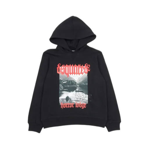 Dsquared2 Kids Long Sleeved Graphic Printed Hoodie