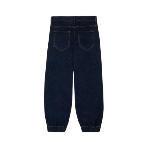 Marni Kids Logo Embroidered Cargo Jeans