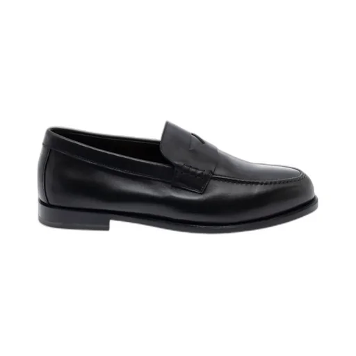 Doucal's Slip-On Almond Toe Loafers