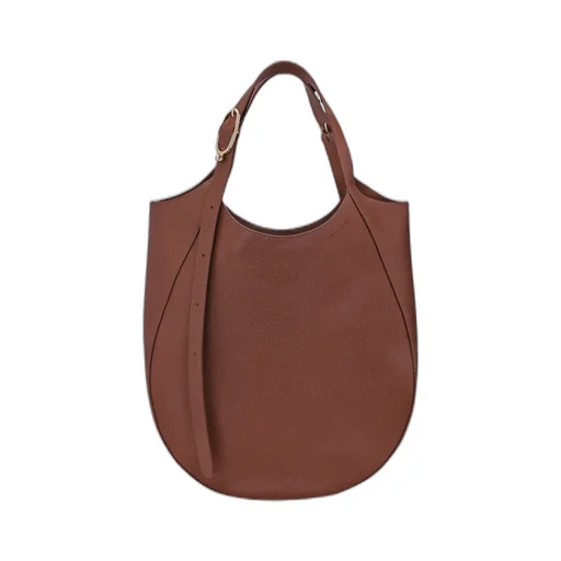 Le Foulonné Xl Grained-Leather Tote Bag