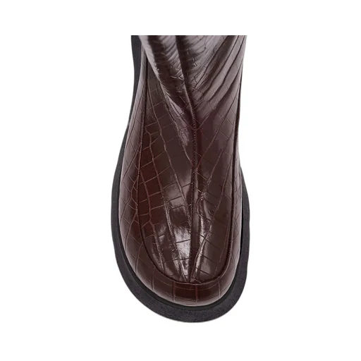 Ganni Kat Embossed High Boots