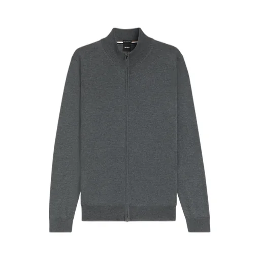 High-Neck Long-Sleeved Knitted Sweater