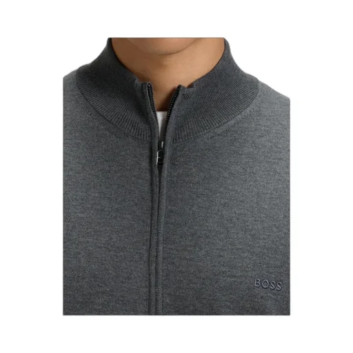 High-Neck Long-Sleeved Knitted Sweater