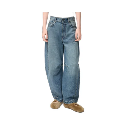 Loewe Barrel Anagram Embroidered Jeans