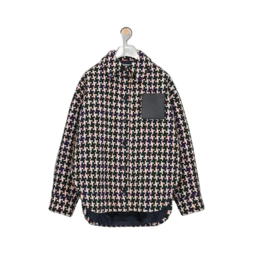 Loewe Houndstooth Oversized Overshirt