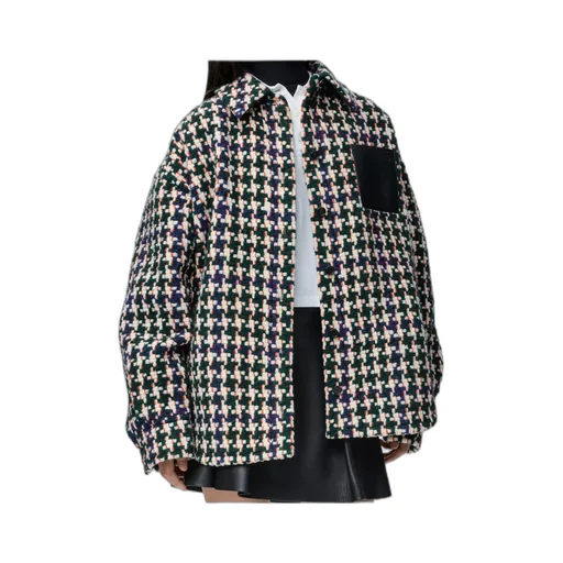 Loewe Houndstooth Oversized Overshirt