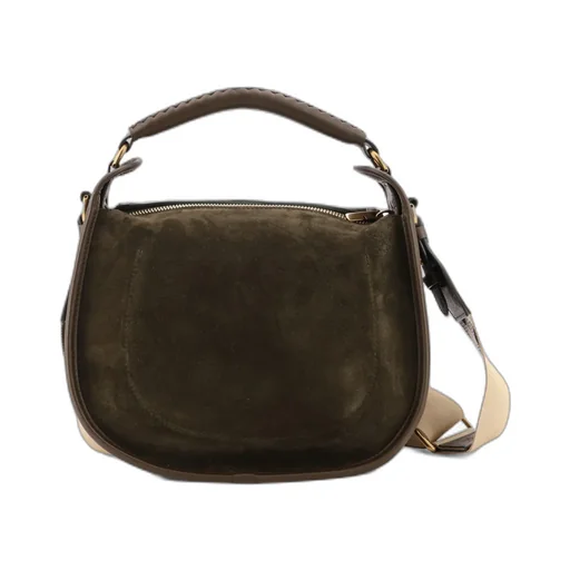 Burberry Clip Foldover-Top Small Tote Bag