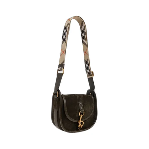 Burberry Clip Foldover-Top Mini Shoulder Bag