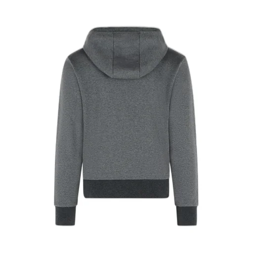 Thom Browne Logo Patch Zip-Up Hoodie