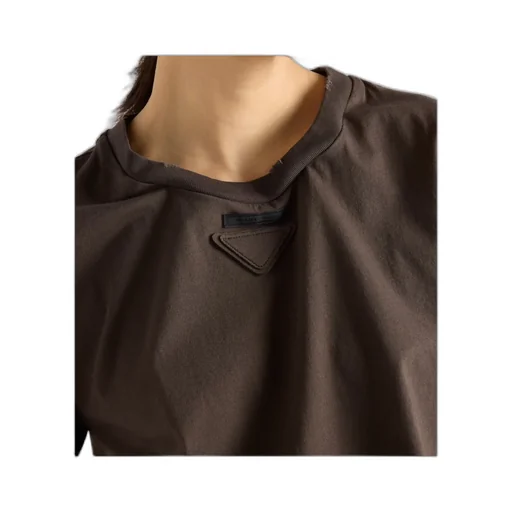 Triangle-Logo Crew-Neck T-Shirt