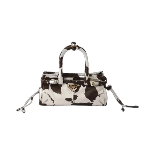 Prada Bonnie Mini Printed Leather Handbag