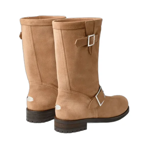 Biker Mid Ankle Boots