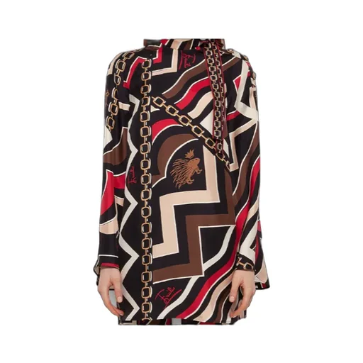 Striped Print Detail Dress