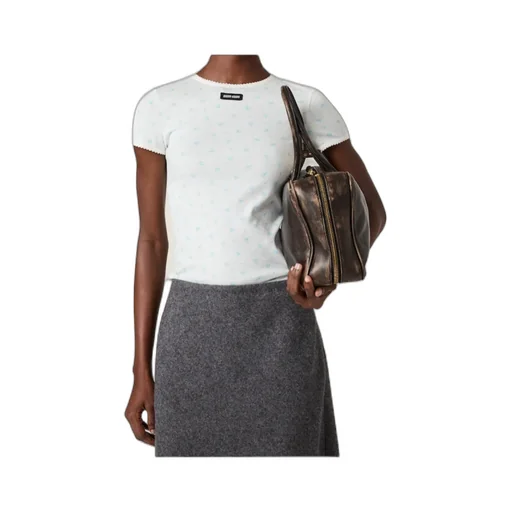 Ribbed Jersey T-Shirt