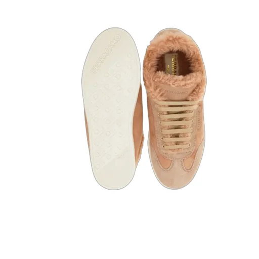 Low Cut Sneaker With Shearling Detail