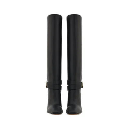 Knee High Boot With Wedge Heel