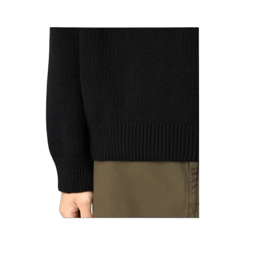 Stone Island Logo Patch Turtleneck Jumper