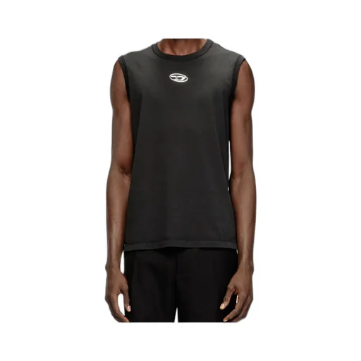 Diesel T-Bisco-Iod Metallic Oval D Tank Top