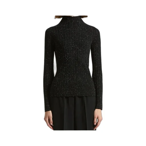 Peserico Glitter-Detaill Ribbed Jumper