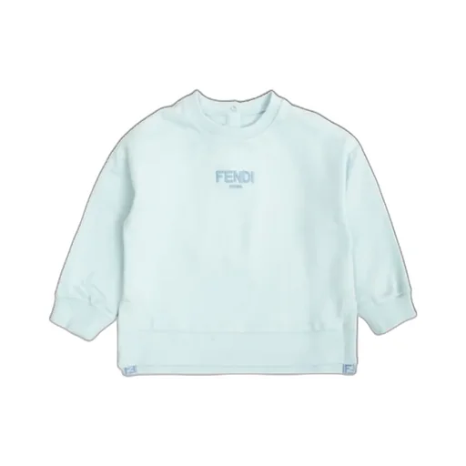 Fendi Kids Ff Logo Sweatshirt