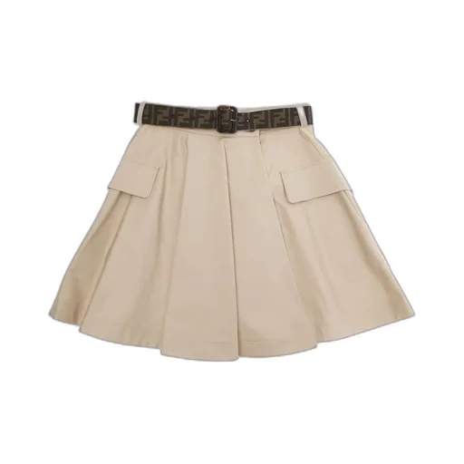 Fendi Kids Flared Mini Skirt