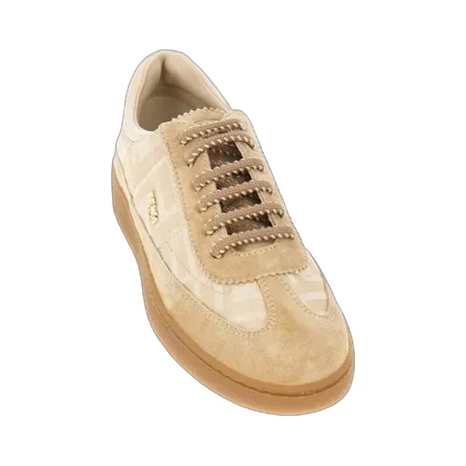 Fendi Kids Monogram Low-Top Sneakers